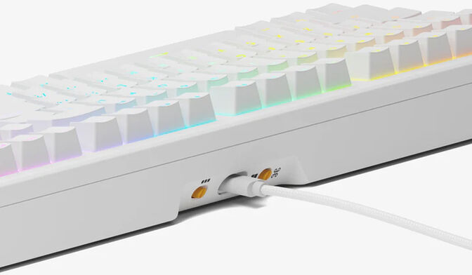 Teclado Mec&acirc;nico Glorious GMMK 3 100% Blanco - Fox Switch (US) image number 2