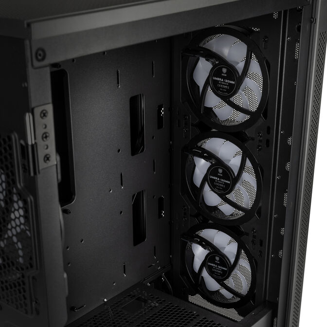 Caja ATX Kolink Stronghold Prism RGB Aluminio Negro image number 6