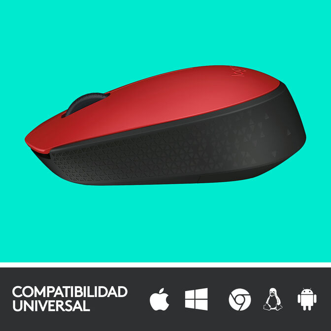 Rat&oacute;n Logitech M171 Wireless Vermelho/Negro image number 9