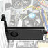 Adaptador PCIe 3.0 AXAGON PCEM2-DC  4x - DUAL M.2 SSD (NVMe + SATA), dual voltage image number null