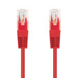 Cable de Red NanoCable RJ45 CAT.6 UTP AWG24 0.5 M Rojo image number null