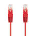 Cable de Red NanoCable RJ45 CAT.6 UTP AWG24 0.5 M Rojo image number null