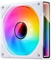 Ventilador Jonsbo ZK-120WR ARGB Reversed PWM Blanco - 120mm (3PACK) image number null