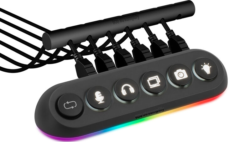 HUB Streamplify DECK 5 Slot, RGB, 12V, EU - Negro image number 4