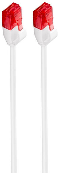 Cable de Red Slim Ewent RJ45 U/UTP Slim Cat.6 50 CM Blanco