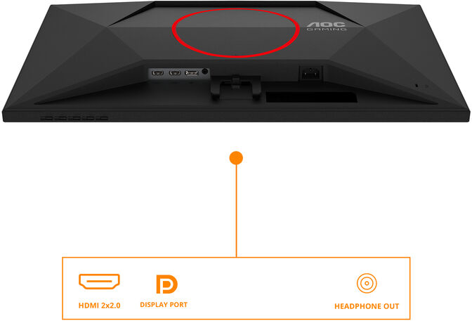 Monitor AGON by AOC 27" 27G4HRE Fast IPS FHD 200Hz 0.5ms G-SYNC Compatible image number 14