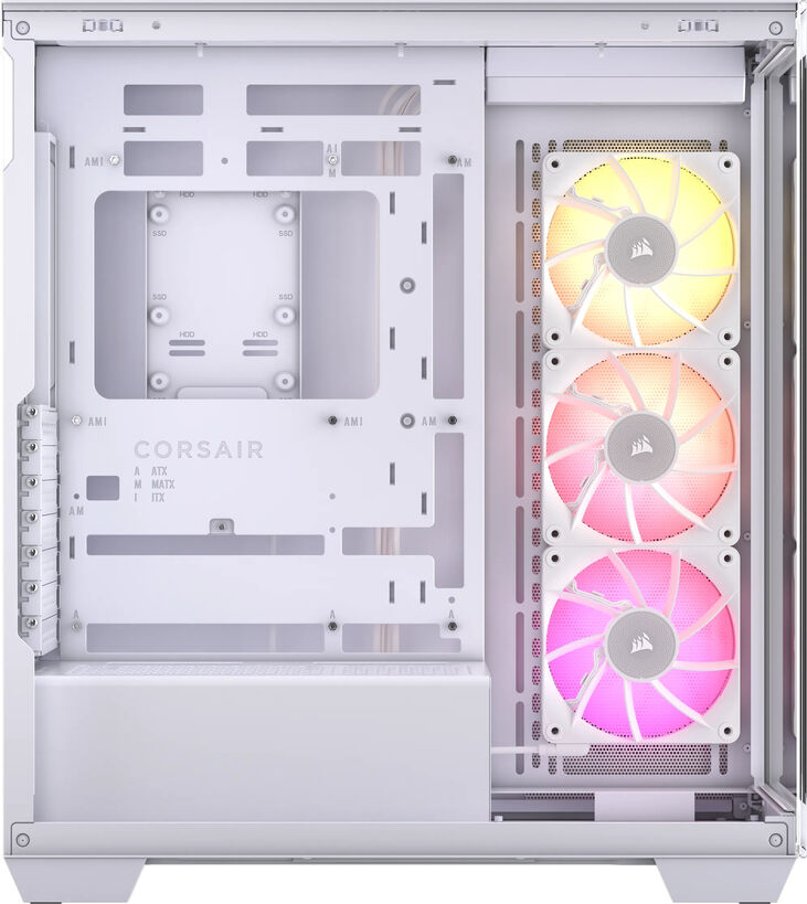 Torre ATX Corsair iCUE LINK 3500X RGB Blanco Cristal Templado image number 3