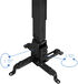 TooQ SOPORTE UNIVERSAL INCLINABLE DE TECHO PARA PROYECTOR NEGRO image number null