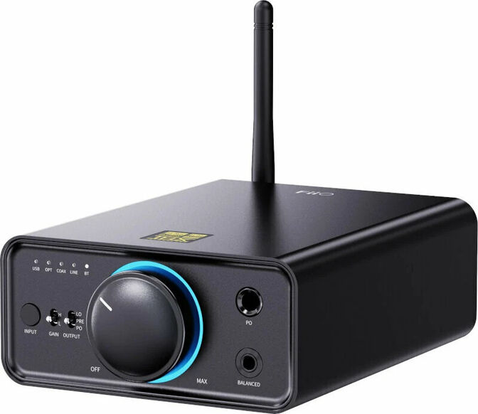 DAC Amplificador de Sobremesa FiiO K7 Balanceado THX AAA Negro image number 0