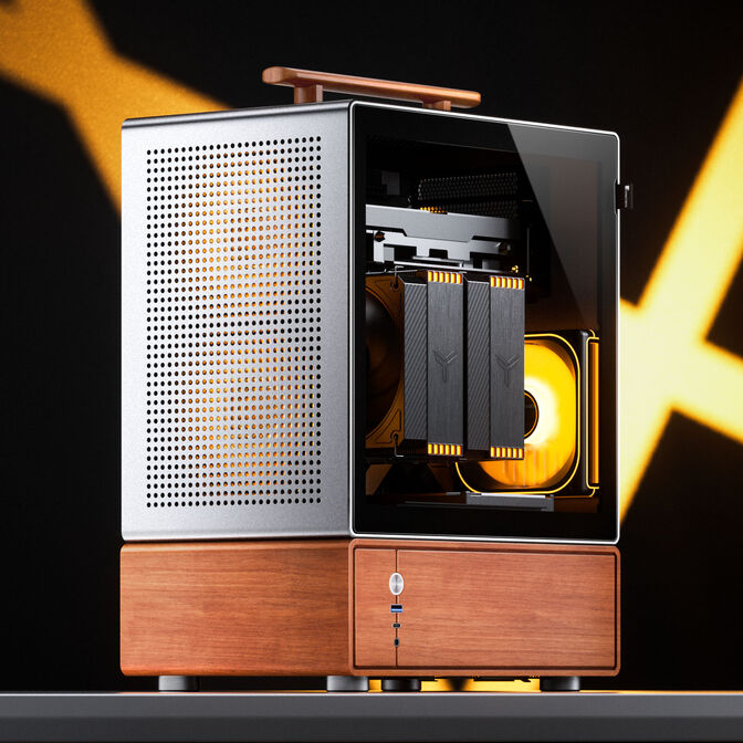 Caja Micro-ATX Jonsbo T7 Gris image number 14