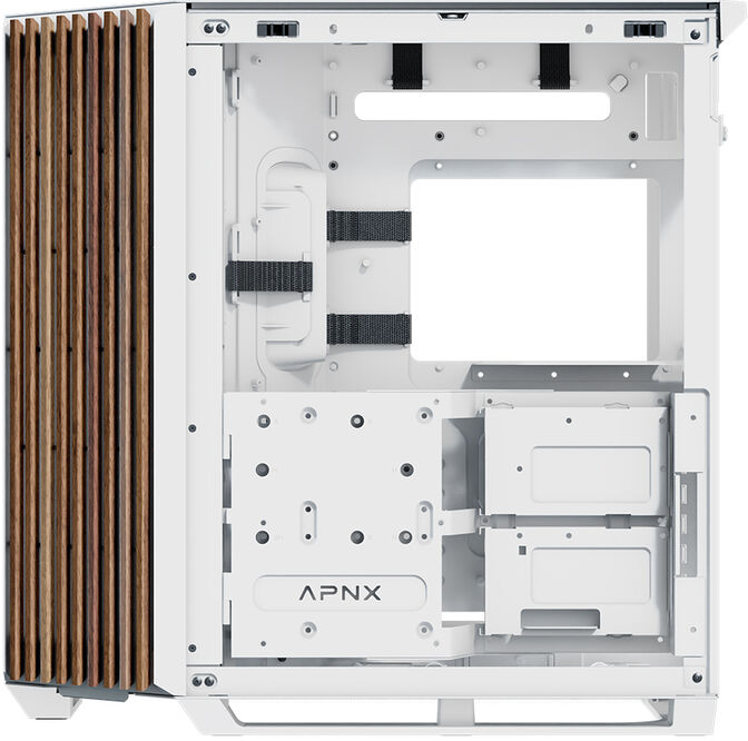 Caja ATX APNX V1 Blanco/Madera image number 5