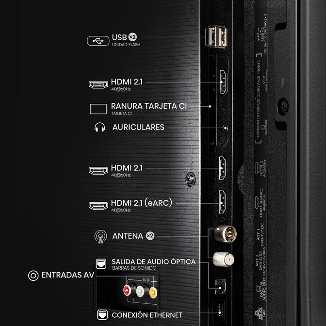 Televisor Hisense 50E7Q 50" QLED UltraHD 4K VIDAA image number 9