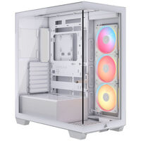 Torre E-ATX Corsair 3500X LXR Link RGB Blanco Cristal Templado