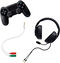 Cable de Divisão Audio NanoCable Jack 3,5/M 4 PINOS - 2x Jack 3,5/F 3 PINOS 20 CM Blanco