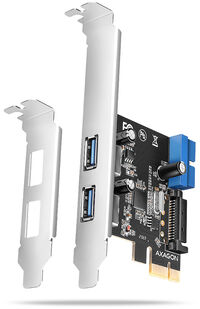Adaptador PCIe AXAGON PCEU-232RS PCIe card - 2+2x USB 5Gbps port, SATA power