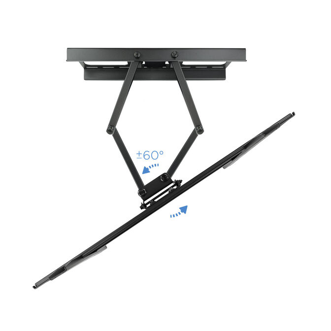 Soporte de Pared Tooq Tilt 6 Pivots 37" a 70" Max. 50kg Negro image number 10