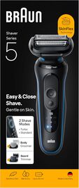 Afeitadora Braun Series 5 52-B1650s Negro/Azul image number null