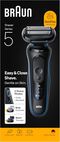 Afeitadora Braun Series 5 52-B1650s Negro/Azul