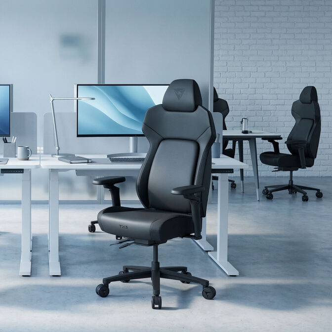 Silla Gaming TX3 (ThunderX3) CORE 360 - Negro Modern image number 9