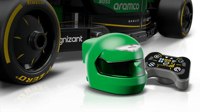 LEGO Speed Champions: Coche de Carreras Aston Martin Aramco F1 AMR24, 269 Piezas (77245) image number 2