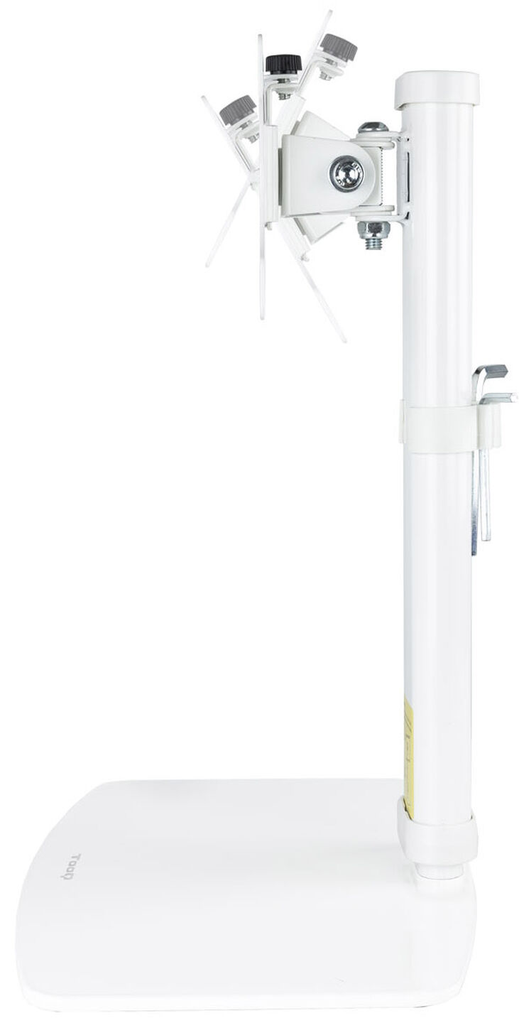 Soporte de Mesa Tooq Inclinable y Altura Ajustable de 17" a 27" Máx. 6 kg para Brazo Blanco image number 2