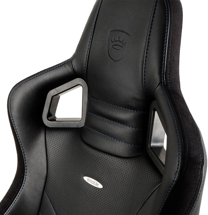 Silla noblechairs EPIC - Negro / Azul image number 4