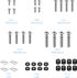 Soporte de Pared Tooq Tilt e GiRatónrio 3 Pivots 43" a 90" Max. 75Kg image number null