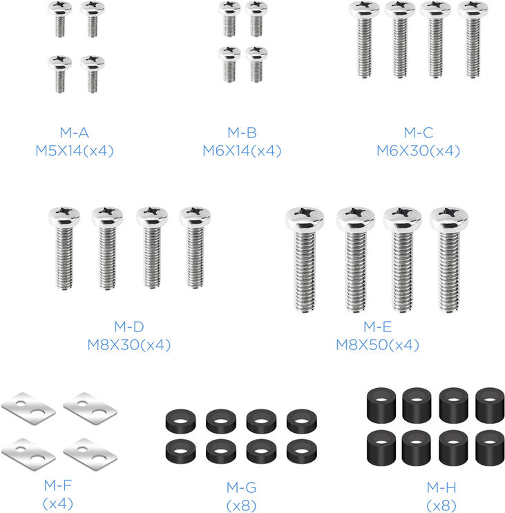 Soporte de Pared Tooq Tilt e GiRatónrio 3 Pivots 43" a 90" Max. 75Kg image number 10