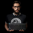 Teclado Logitech G PRO RGB Lightsync GX Blue Clicky Negro (US) image number null