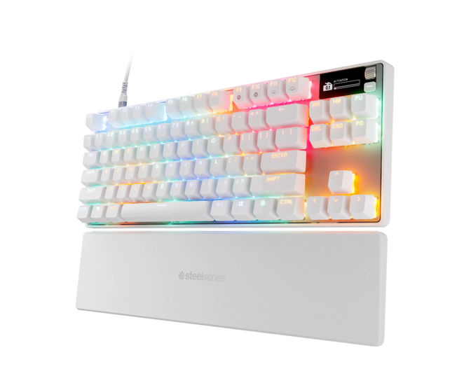 Teclado SteelSeries Apex Pro TKL Gen 3 RGB (US) Branco image number 2