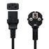Cable de Alimentación Nanocable CEE7/M - C13/F 2M Negro image number null
