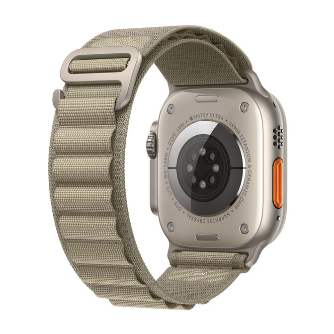 Smartwatch Apple Watch Ultra 2 GPS + Cellular, 49mm Titanium Case con Olive Alpine Loop Small image number 2