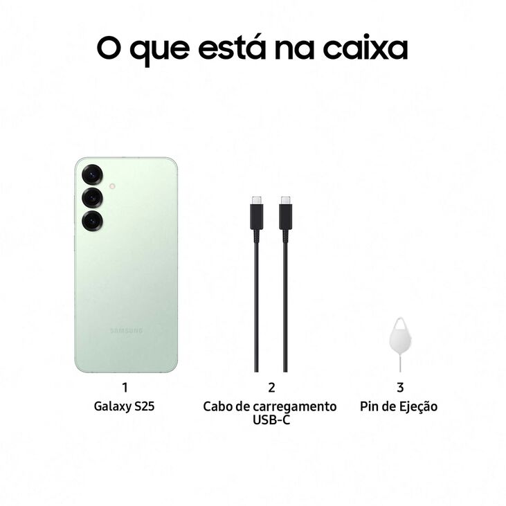 Smartphone Samsung Galaxy S25 6.2" (12 / 128GB) 120Hz Menta image number 7