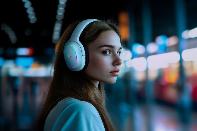 Headset Razer Barracuda X Chroma Wireless/Bluetooth - Mercury image number 6