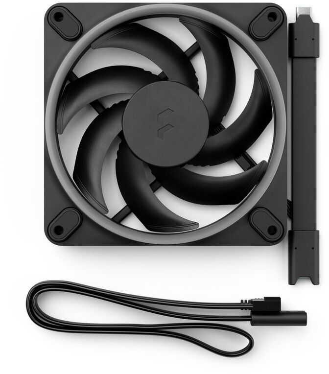 Ventilador Fractal Design Momentum 14 140mm 1800RPM 8 Pinos RGB Negro (3 Pack) image number 3