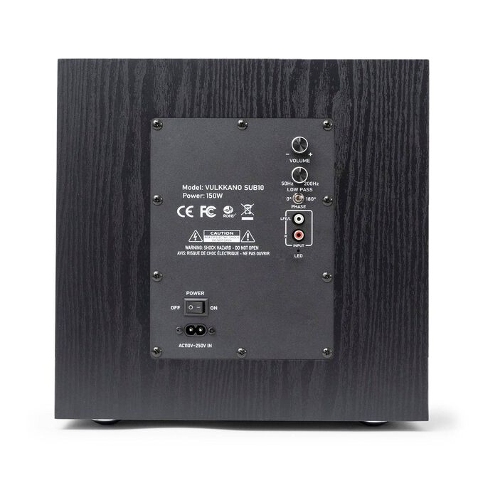 Subwoofer Vulkkano SUB 10 150W Negro image number 6