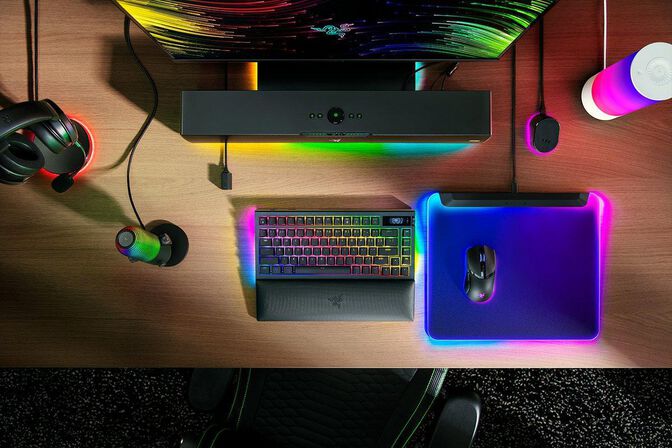 Teclado Razer BlackWidow V4 Pro 75% RGB Tactile Switch Wireless/Bluetooth (US) image number 3