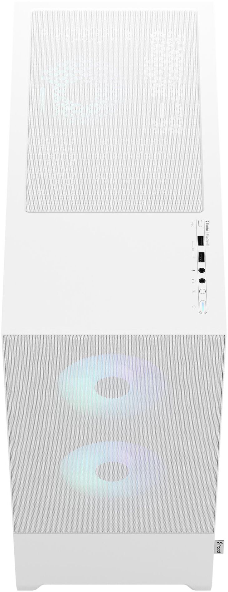 Torre ATX Fractal Design Pop Air RGB White TG Clear Tint image number 5