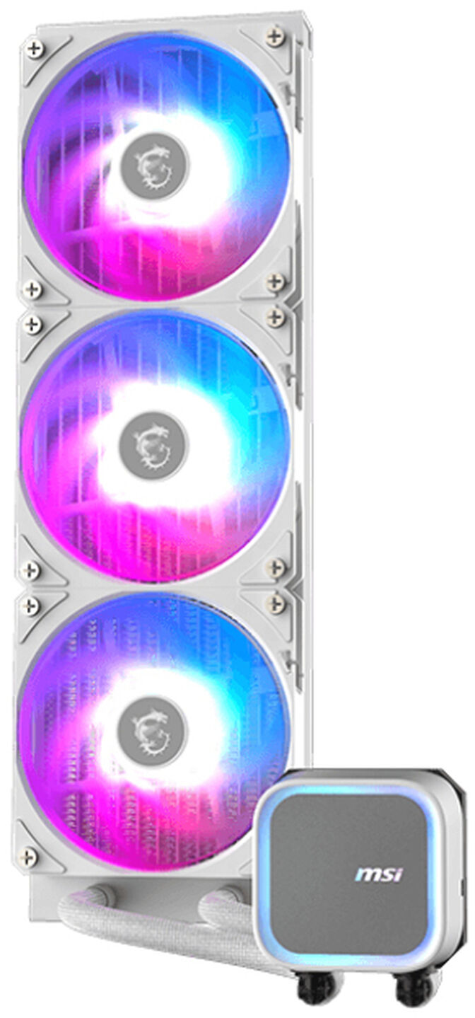 Refrigeraci&oacute;n Liquida CPU MSI MAG CORELIQUID A13 360mm ARGB Blanco image number 1
