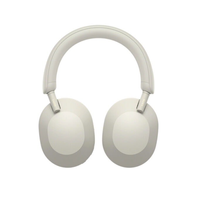 Auriculares Inal&aacute;mbricos Sony WH-1000XM5 Bluetooth con ANC NFC Plata image number 1