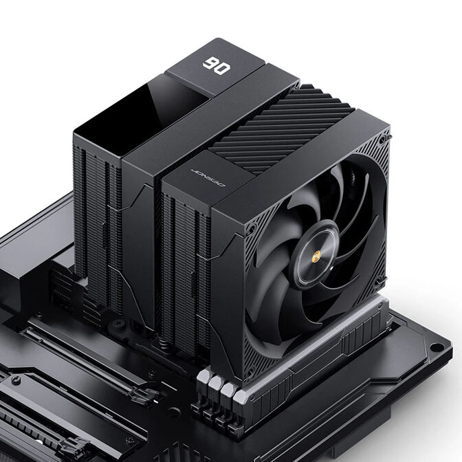 Ventilador CPU Jonsbo CC90 Dual Tower con Display Negro - 2x 130mm image number 10