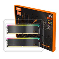 V-Color Kit 32GB (2 x 16GB) DDR5 6000MHz Manta Xsky RGB EXPO Negro CL30 (SOLO COMPATIBLE CON RYZEN)