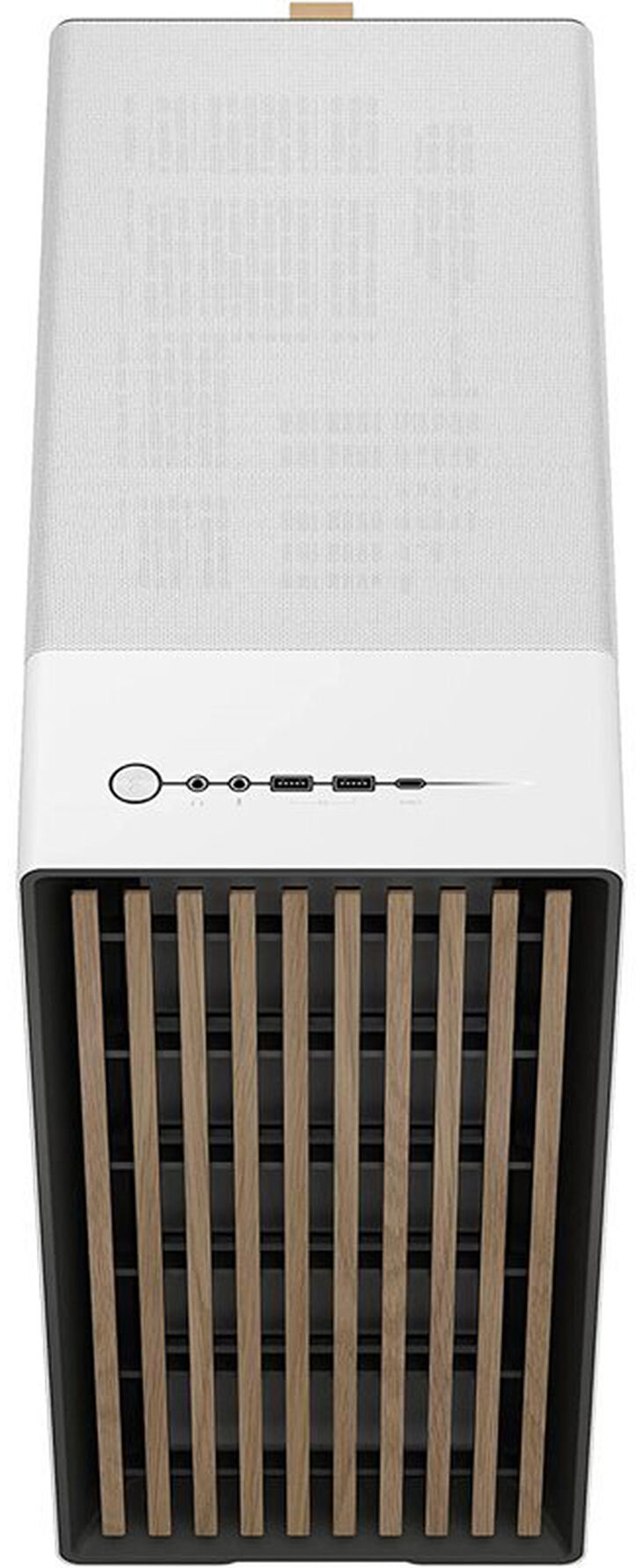 Torre ATX Fractal North Blanco Cristal Templado image number 12