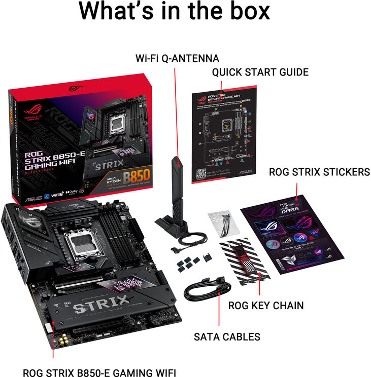 Placa Base Asus ROG Strix B850-E Gaming WiFi image number 2