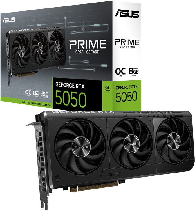 Tarjeta Gr&aacute;fica Asus GeForce&reg; RTX 5050 Prime OC 8GB GDDR6 DLSS4 image number 0