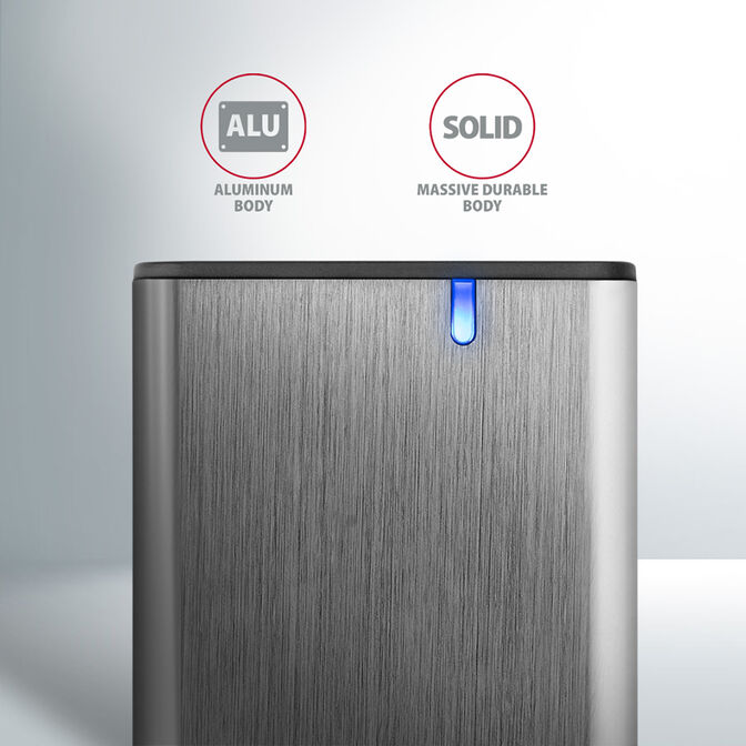 Caja Externa AXAGON EEM2-SG2 RAW BOX para SSDs M.2 USB-C 3.2 Gen 2 Silver image number 4