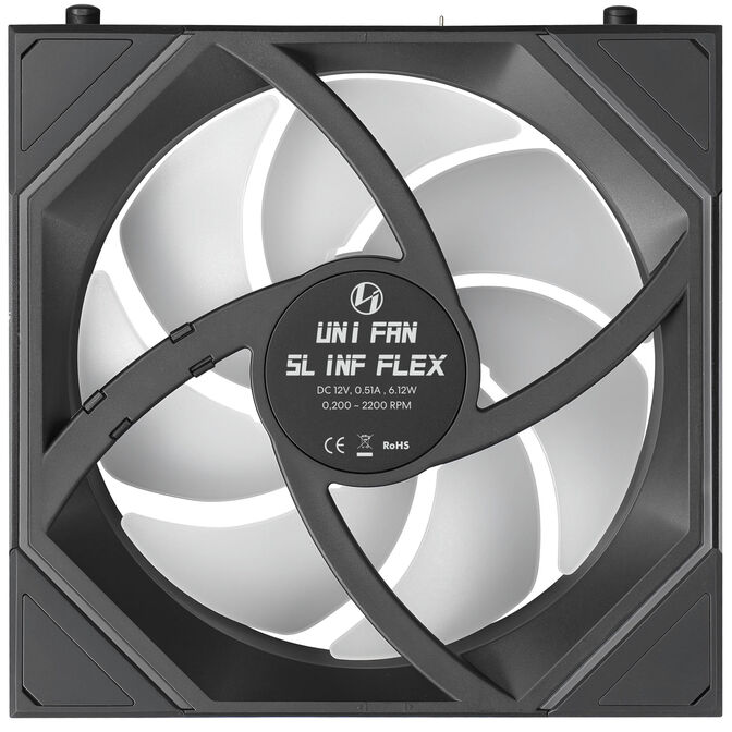 Ventilador Lian Li UNI FAN SL120 Infinity FLEX Wireless Negro 120mm image number 4