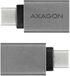 Adaptador AXAGON RUCM-AFA USB 3.0 Type-C Male > Type-A Female, Aluminio image number null