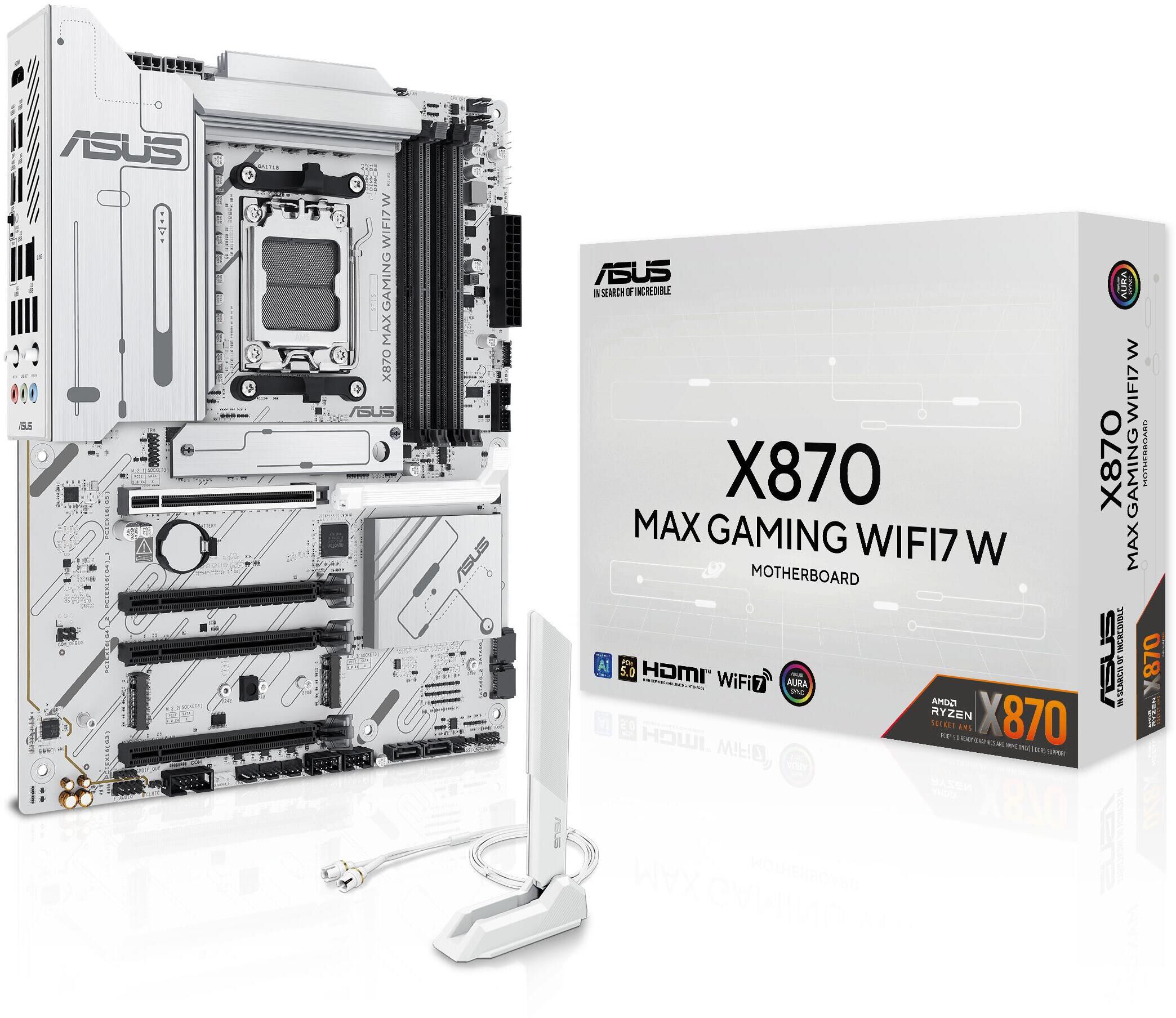 Placa Base Asus X870 MAX Gaming White WiFi