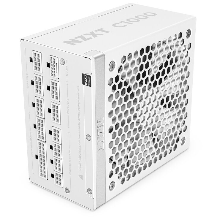 Fuente Alimentación NZXT 1000W 80+ Gold ATX 3.1 PCIe 5.1 Blanca image number 1
